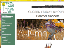 Tablet Screenshot of bettylousflowers.com